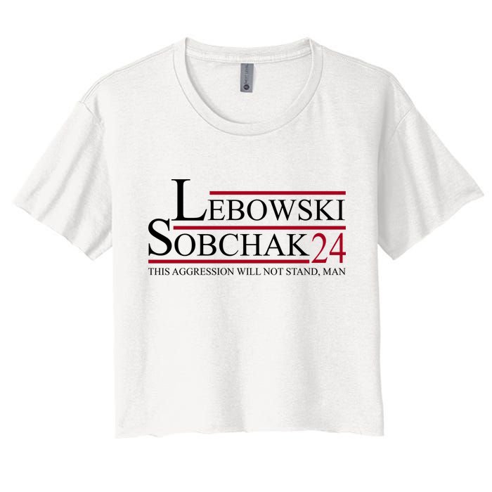 Lebowski Sobchak 2024 This Aggression Will Not Stand Man Crop Top