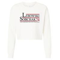 Lebowski Sobchak 2024 This Aggression Will Not Stand Man Cropped Pullover Crew