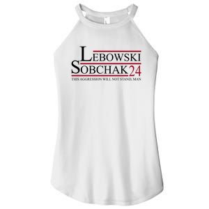 Lebowski Sobchak 2024 This Aggression Will Not Stand Man Women's Perfect Tri Rocker Tank