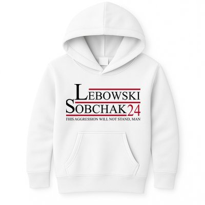 Lebowski Sobchak 2024 This Aggression Will Not Stand Man Kids Hoodie