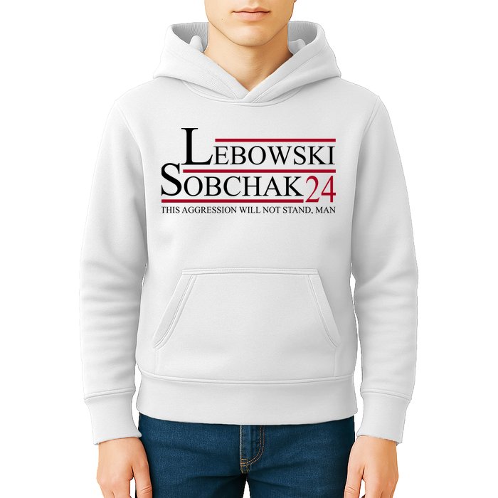 Lebowski Sobchak 2024 This Aggression Will Not Stand Man Kids Hoodie