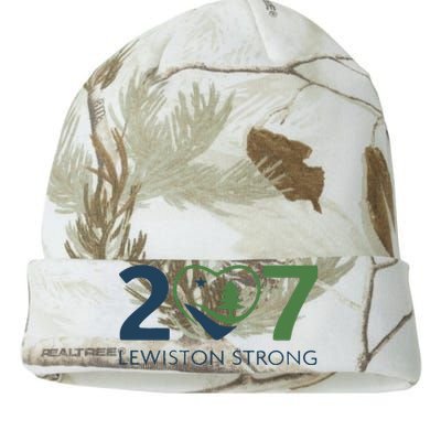 Lewiston Strong 207 Fundraiser Maine Flag In Heart Kati Licensed 12" Camo Beanie