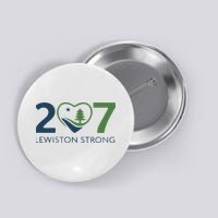 Lewiston Strong 207 Fundraiser Maine Flag In Heart Button
