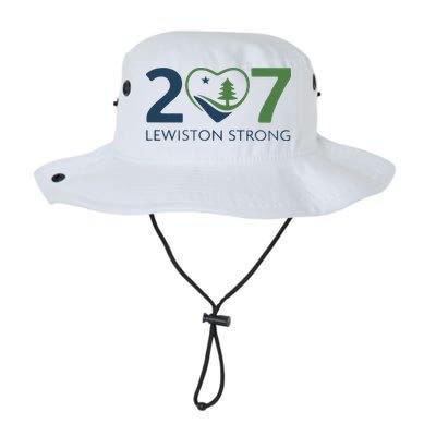 Lewiston Strong 207 Fundraiser Maine Flag In Heart Bucket Hat