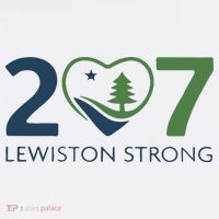Lewiston Strong 207 Fundraiser Maine Flag In Heart Toddler T-Shirt