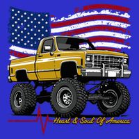 Lifted Squarebody 4wd Classic American Pickup Truck Bag