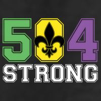 Louisiana Strong 504 Nola Strong Long Sleeve 7 Panel Mesh Trucker Snapback Hat