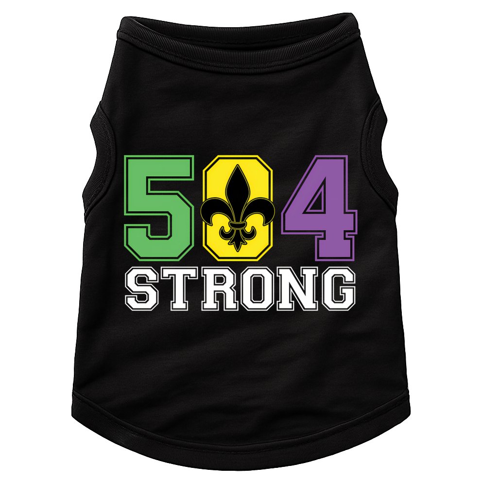 Louisiana Strong 504 Nola Strong Long Sleeve Doggie Tank