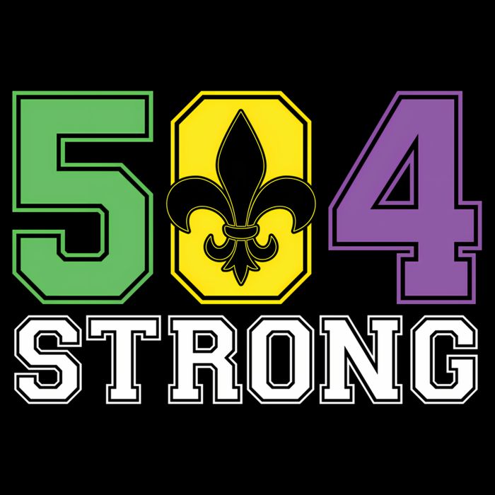 Louisiana Strong 504 Nola Strong Long Sleeve Doggie Tank