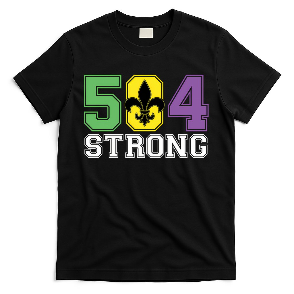 Louisiana Strong 504 Nola Strong Long Sleeve T-Shirt