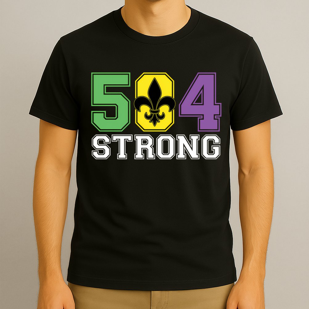 Louisiana Strong 504 Nola Strong Long Sleeve T-Shirt