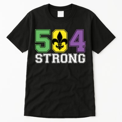 Louisiana Strong 504 Nola Strong Long Sleeve Tall T-Shirt