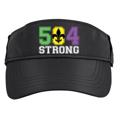 Louisiana Strong 504 Nola Strong Long Sleeve Adult Drive Performance Visor