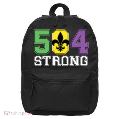 Louisiana Strong 504 Nola Strong Long Sleeve 16 in Basic Backpack