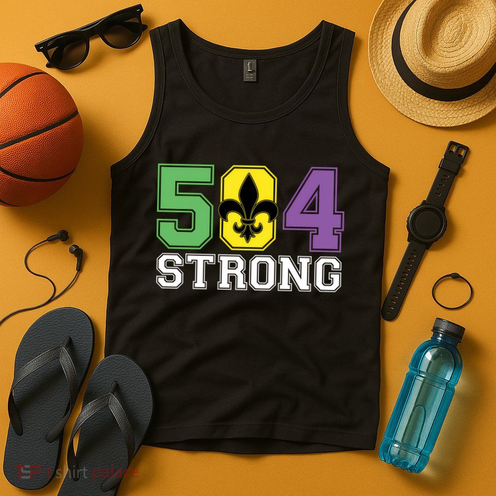 Louisiana Strong 504 Nola Strong Long Sleeve Tank Top