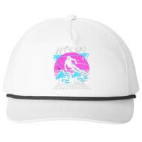 LetS Ski 70s 80s 90s Retro Vintage Style Skiing Snapback Five-Panel Rope Hat