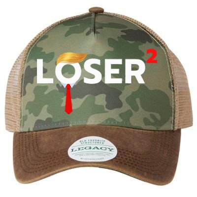 Loser Squared Anti Trump 2024 Nope Not Again Legacy Tie Dye Trucker Hat