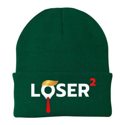 Loser Squared Anti Trump 2024 Nope Not Again Knit Cap Winter Beanie