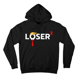 Loser Squared Anti Trump 2024 Nope Not Again Hoodie