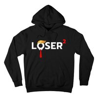 Loser Squared Anti Trump 2024 Nope Not Again Hoodie