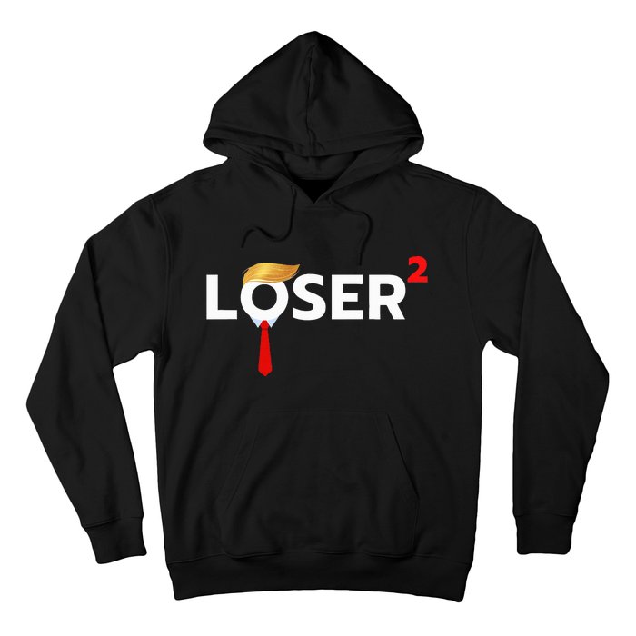 Loser Squared Anti Trump 2024 Nope Not Again Hoodie