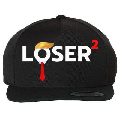 Loser Squared Anti Trump 2024 Nope Not Again Wool Snapback Cap