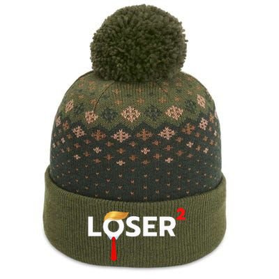 Loser Squared Anti Trump 2024 Nope Not Again The Baniff Cuffed Pom Beanie