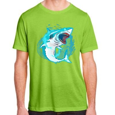 Leaping Shark Attack Adult ChromaSoft Performance T-Shirt