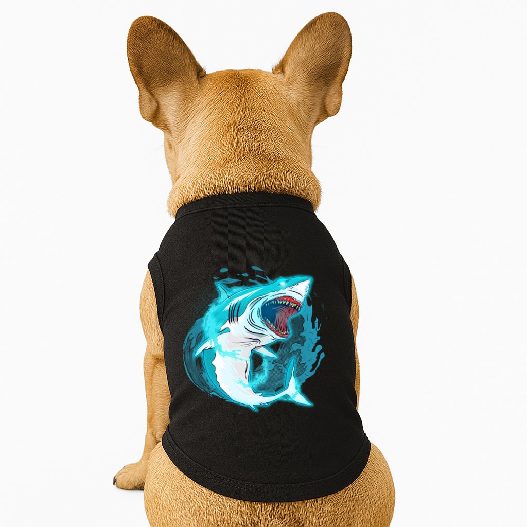 Leaping Shark Attack Doggie Tank