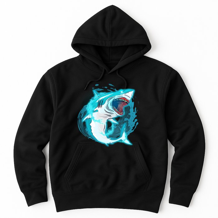 Leaping Shark Attack Hoodie