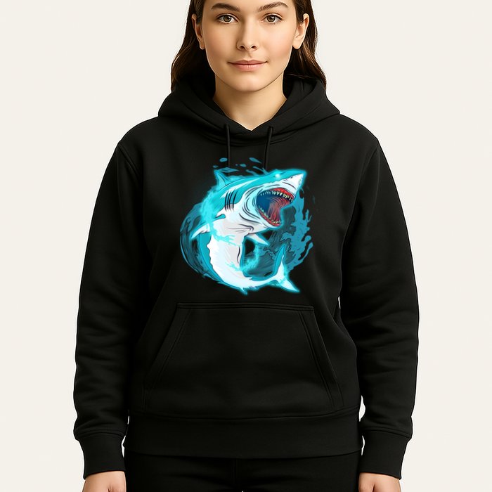 Leaping Shark Attack Hoodie