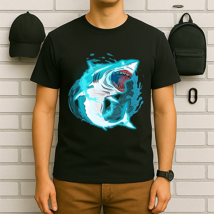 Leaping Shark Attack T-Shirt