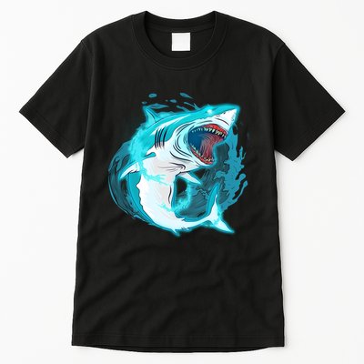 Leaping Shark Attack Tall T-Shirt