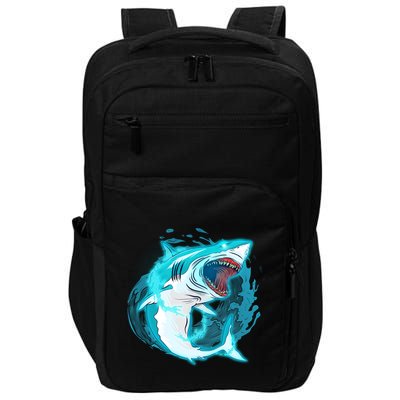 Leaping Shark Attack Impact Tech Backpack