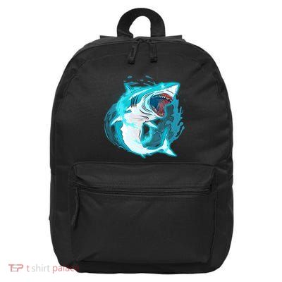 Leaping Shark Attack 16 in Basic Backpack