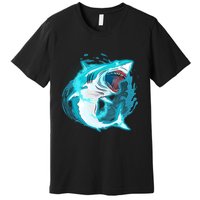Leaping Shark Attack Premium T-Shirt