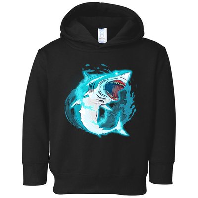 Leaping Shark Attack Toddler Hoodie