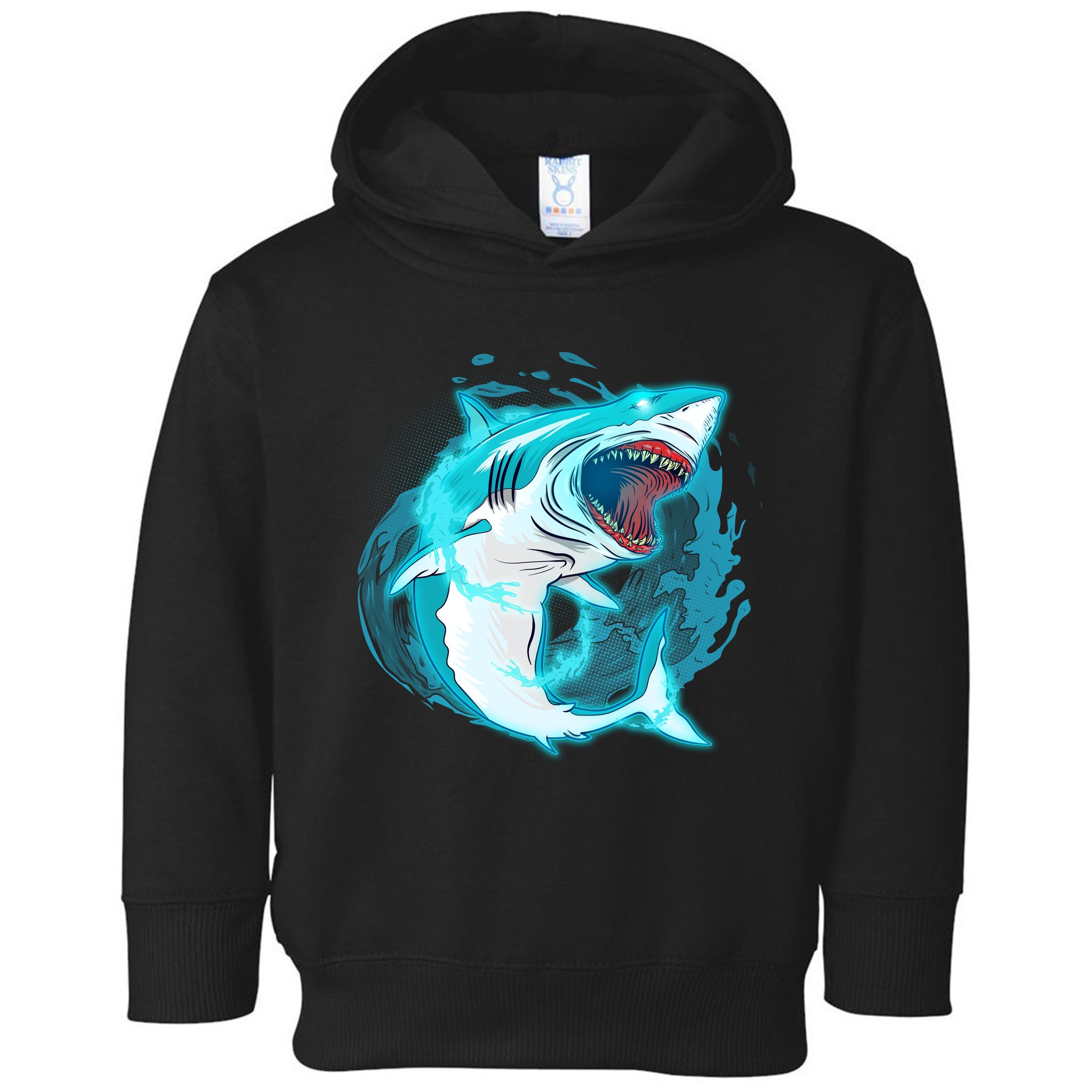 Leaping Shark Attack Toddler Hoodie