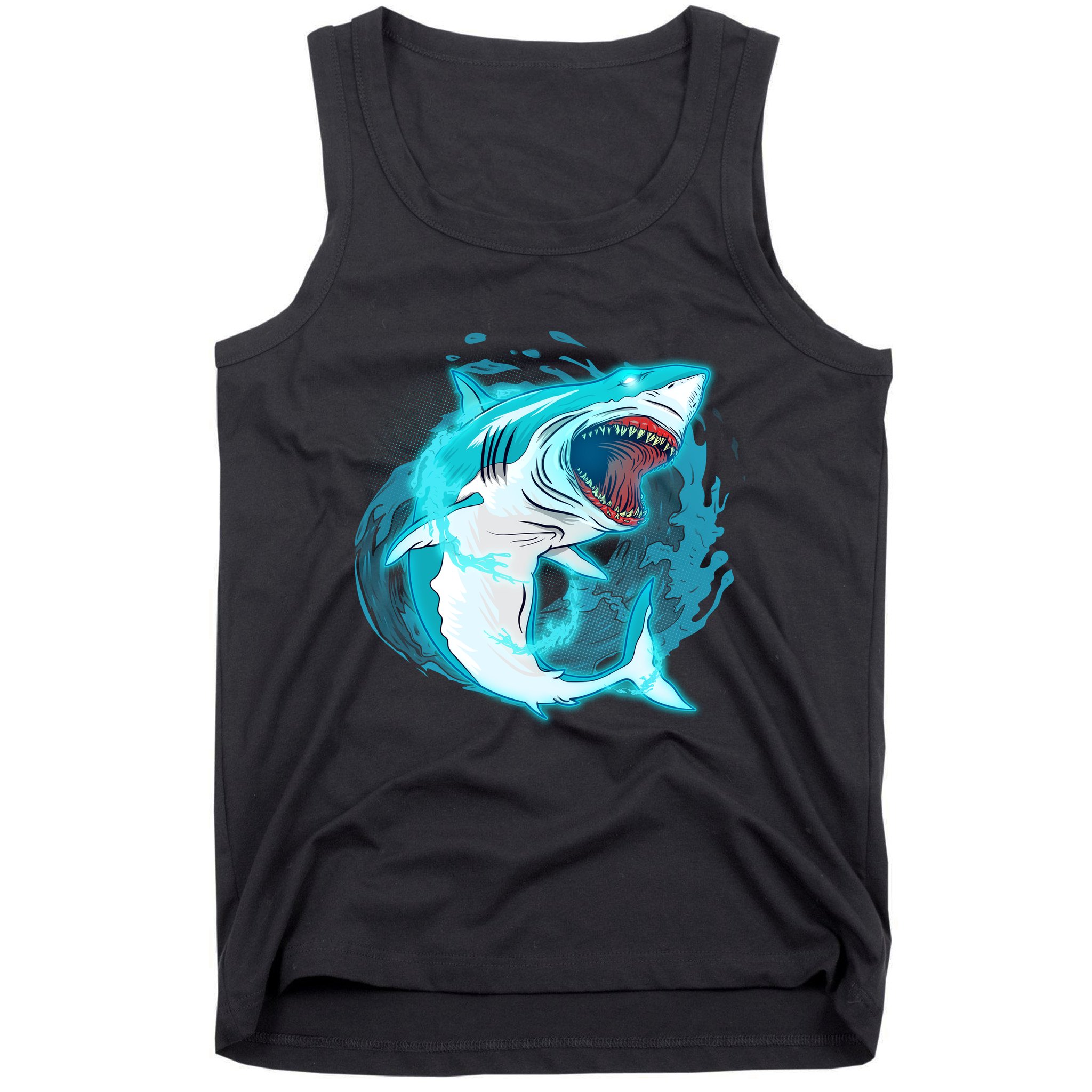 Leaping Shark Attack Tank Top