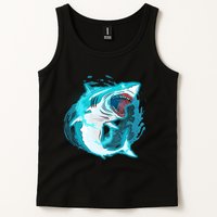 Leaping Shark Attack Tank Top