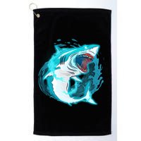 Leaping Shark Attack Golf Towel