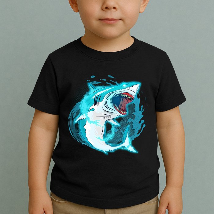 Leaping Shark Attack Toddler T-Shirt