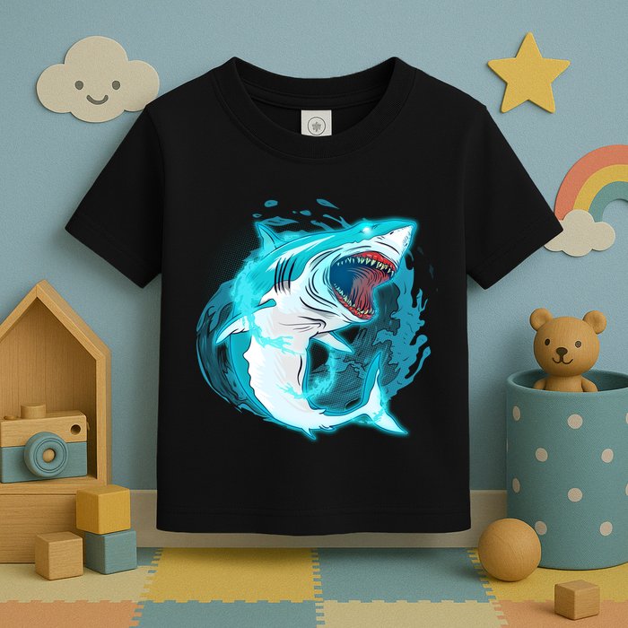 Leaping Shark Attack Toddler T-Shirt