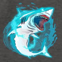 Leaping Shark Attack Vector Backpack