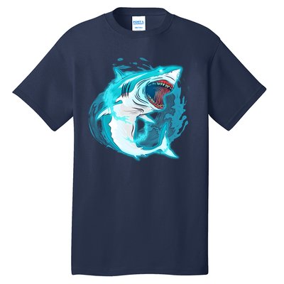 Leaping Shark Attack Tall T-Shirt