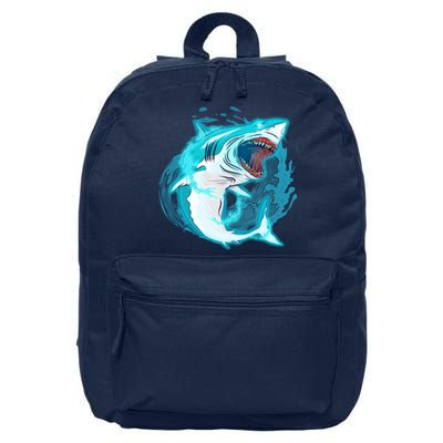 Leaping Shark Attack 16 in Basic Backpack