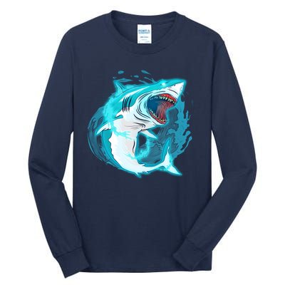 Leaping Shark Attack Tall Long Sleeve T-Shirt