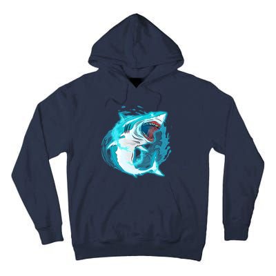 Leaping Shark Attack Tall Hoodie