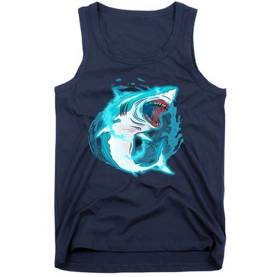 Leaping Shark Attack Tank Top