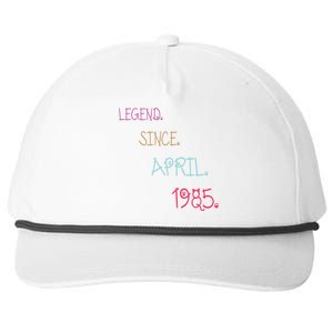 Legend Since April 1985 Birthday Gamers Gift Snapback Five-Panel Rope Hat